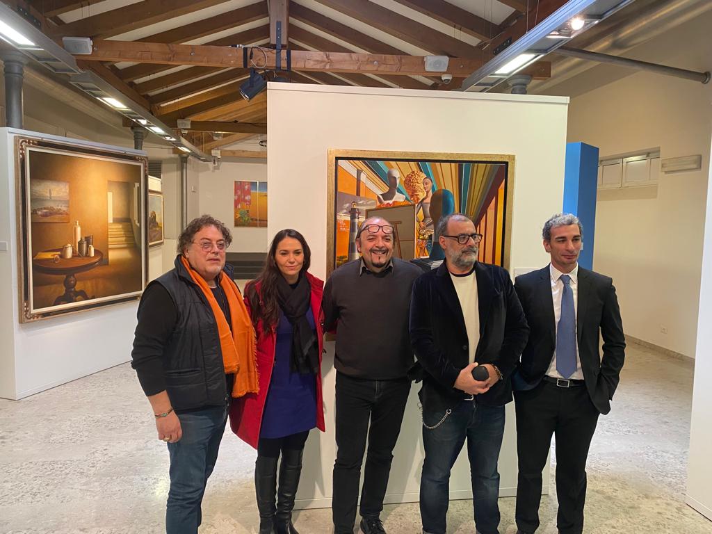 Copertina per Le opere metafisiche di Nunziante esposte a Monfalcone